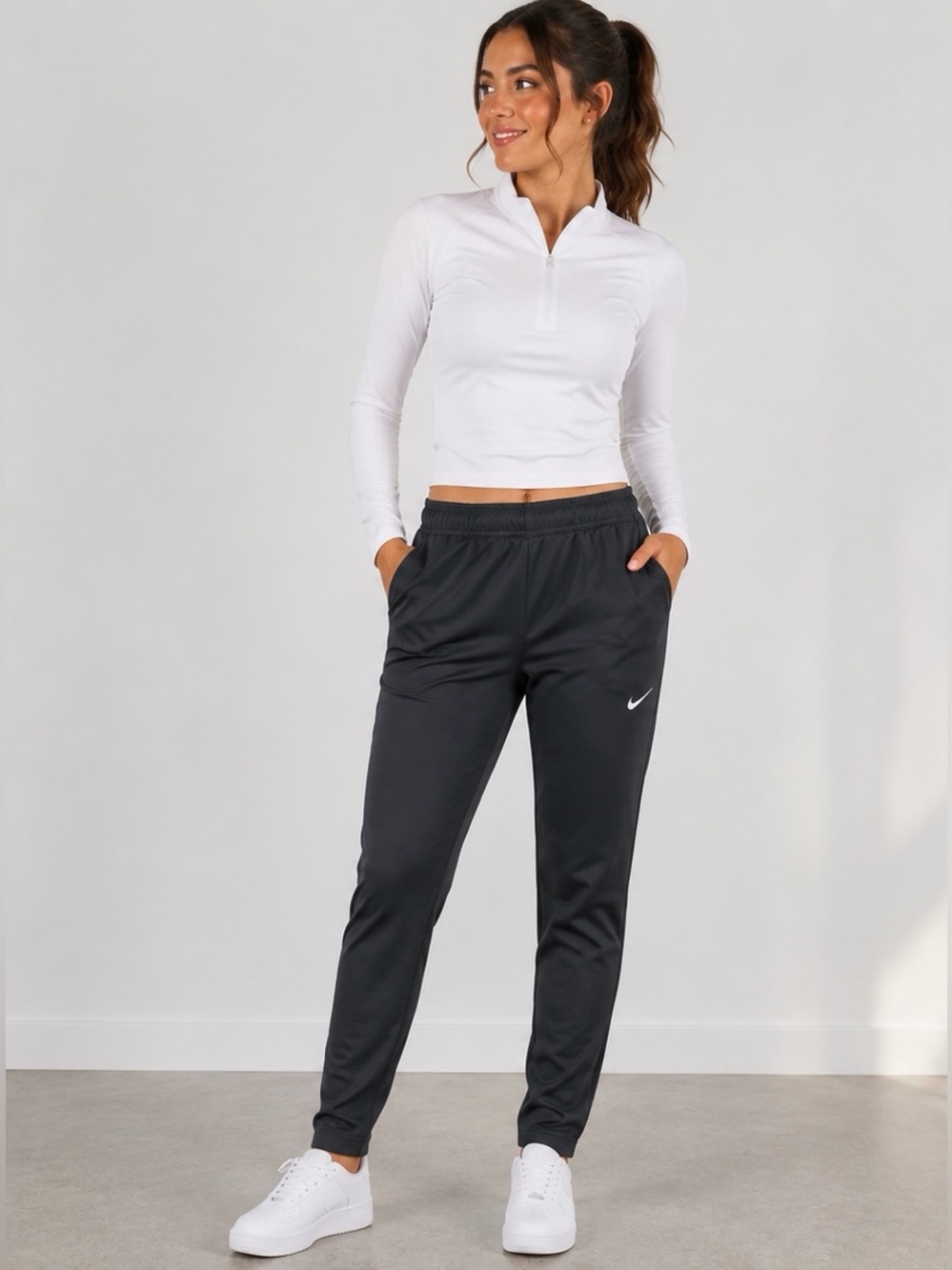 Nike Dri-FIT Element Gray Tapered Jogger Pants
